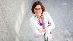 La doctora Cristina Alonso, en el hospital Montecelo