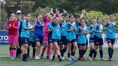 El Rosal�a celebra su triunfo sobre el Silva