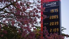 Una estaci�n de servicio en A Coru�a