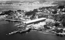 Estaleiro de Asc�n no lugar do Lat�n en Meira, durante os anos sesenta. 