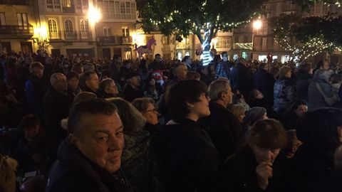 Plaza Mayor de Viveiro abarrotada en un sorteo anterior