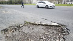Los peores baches de Ferrol
