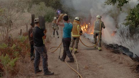 Incendio en Baltar.