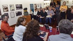 Acto de Barbantia no marco das xornadas de homenaxe a Valle-Incln. presenta libro Maria Isabel Santos