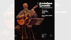 Cartel del concierto de Jernimo Granda