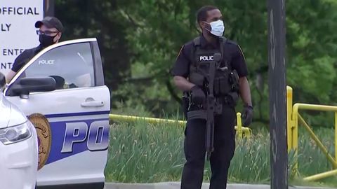 Dos polic�as estadounidenses, en una imagen de archivo.