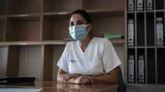 Vanesa Pereira, enfermera del �rea de Cirug�a en el CHUO