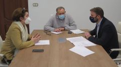 Reuni�n en el consistorio de A Laracha, ayer