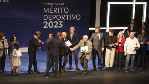 Imagen de archivo de una de las ediciones de las distinciones al m�rito deportivo de la Xunta de Galicia