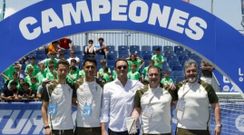 El cuerpo t�cnico del Celta Alev�n A, en La Liga FC Futures.
