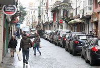 La calle Mar�a, reabierta esta semana, era una de las v�as que prev� peatonalizar el Pepri.