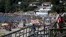 Playa de Perbes, una de las zonas ms codiciadas para alquilar chals durante el verano