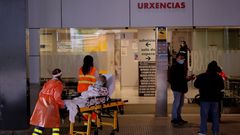 Entrada del servicio de Urgencias del Hospital Universitario A Coru�a (Chuac).