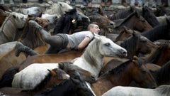 Las im�genes de la Rapa da Bestas de Sabucedo