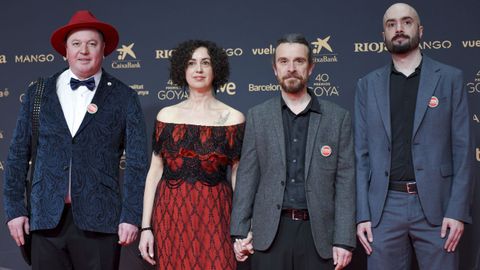 El equipo del cortometraje �Gilbert�