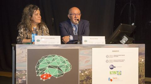María Jesús Sobrido y Manuel Arias presentaron el sábado por la mañana las conclusiones del simposio, una vez finalizadas las ponencias