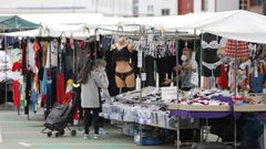 Reapertura del mercadillo de Bouzas despu�s del confinamiento por el coronavirus