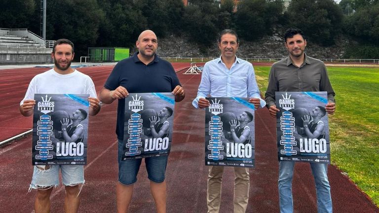 Imaxe da presentaci&oacute;n da competici&oacute;n, que tivo lugar este m&eacute;rcores nas&nbsp;pistas de atletismo municipais Gregorio P&eacute;rez Rivera de Lugo.