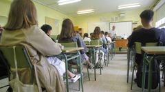 Imagen de archivo de una clase de secundaria