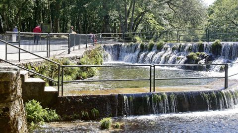 Playa fluvial de A Calzada, en Ponte Caldelas