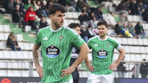 Ant�n Escobar y �lvaro Gim�nez, jugadores del Racing de Ferrol