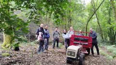 Parte del equipo implicado en el proyecto sobre la biodiversidad del suelo