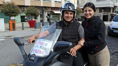 Sebasti�n S�nchez y Nicole Guti�rrez, pareja que busca vivienda en alquiler