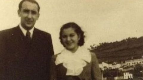 �lvaro Cunqueiro, en una imagen tomada durante su estancia en Ortigueira.