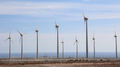 Parque e�lico Llanos de la Aldea, en Canarias, propiedad de Ecoener