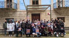 Protesta de t�cnicos en la Misi�n Biol�gica de Galicia, en Pontevedra