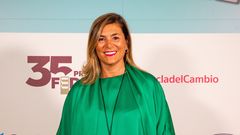 Luz Pardo, durante la ceremonia en la que se le entreg� el galard�n al liderazgo empresarial