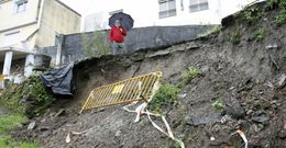 Uno de los ramales de Cara�a de Arriba se desplom� con las �ltimas lluvias. 