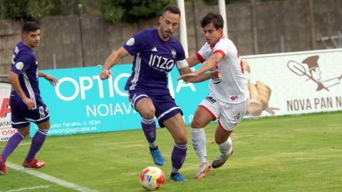 Partido de Tercera Federación entre el Noia y el Atlético Coruña Montañeros