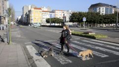 Lugar donde se proyecta la nueva rotonda, para canalizar el tr�fico de la carretera de Castilla, la avenida de la Paz y la de As P�as.