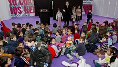 El p�blico se adentra en la casa de la cultura gallega