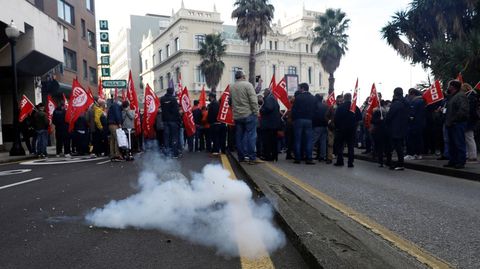 Trabajadores de la industria auxiliar, en Gij�n