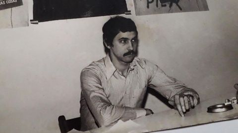 Eduardo Men�ndez, en su �poca como secretario del PTE (Partido del Trabajo de Espa�a)