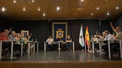 Momento de la�decisi�n sobre�la propuesta del PBBI, con votos en contra de PP, PSOE y BNG