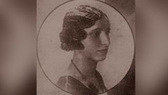 Fotograf�a de Herminia de 1934 en un programa de fiestas de Sarria
