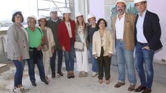 Una visita de la conselleira de Pol�tica Social a las obras del Hospital Asilo