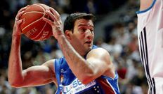 Oriol, en una de las visitas al Palacio de Deportes.