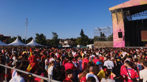 La final de la Eurocopa entre Espa�a e Inglaterra en Gij�n