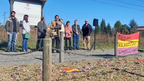 Homenaje en San Miguel de la Barreda