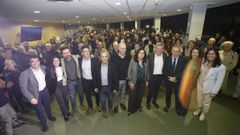 Rueda acudi� al pincho de Navidad organizado por el partido en la provincia de Lugo
