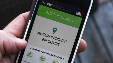 Aplicaci�n del gobierno franc�s para alertas de seguridad, presentada hoy