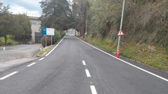 Paseo da Lontreira, una de las v�as reparadas por el Ayuntamiento.