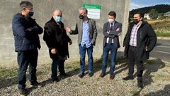 El diputado provincial Blas Garc�a visit� Boiro para conocer los trabajos que se realizaron en la zona