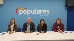 Rueda de prensa del grupo municipal del PP de Vern