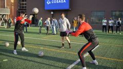 Jos� Sambade en una sesi�n pr�ctica de Afiador