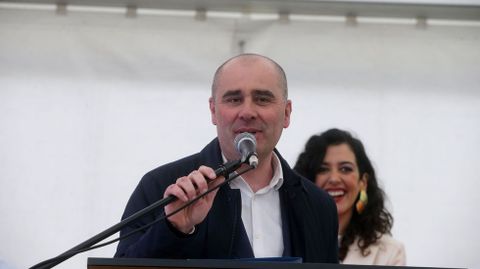 O alcalde do Incio, H�ctor Corujo, deu a benvida aos asistentes